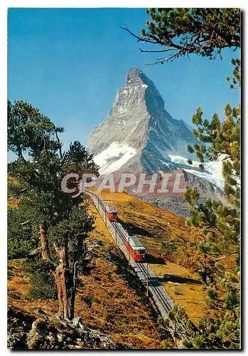 Cartes postales moderne Zermatt Gornergrat mit Matterhorn 4477m