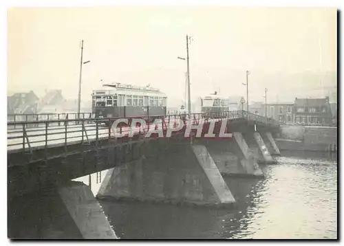 Moderne Karte Stil Pont de Seraing le 27 Octobre 1964