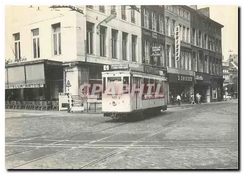 Moderne Karte Stil Liege place Saint-Lambert le 26 juillet 1964