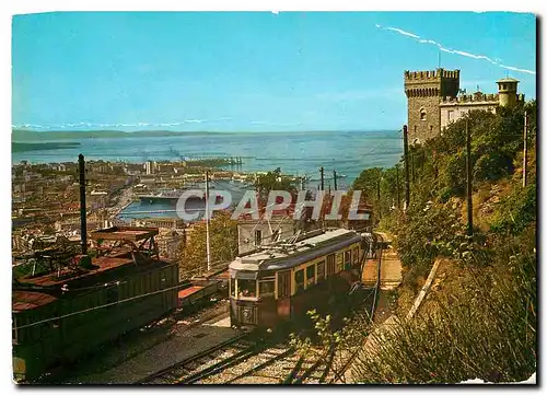 Cartes postales moderne Trieste Panorama Funiculaire