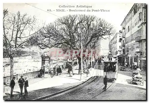 Cartes postales moderne Nice - Boulevard du Pont-Vieux