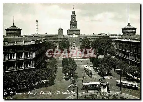Cartes postales moderne Milano - Largo Cairoli - Il Castello