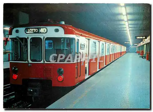 Cartes postales moderne Milano Metro