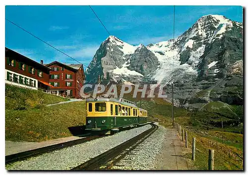 Cartes postales moderne Wengerlnalp 1873m Hotel Jungfrau und Wengernalpbahn Eiger und Moench