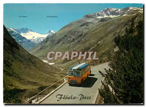 Cartes postales moderne Flueela-Pass (2383m) Engadiner Seite Blick gegen Val Grialetsch - Piz Vadret- Piz - Griadetsch