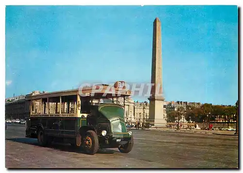 Moderne Karte Paris Autobus Parisien Renault P N (1927)