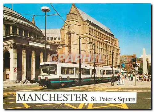 Moderne Karte Manchester St. Peter's Square