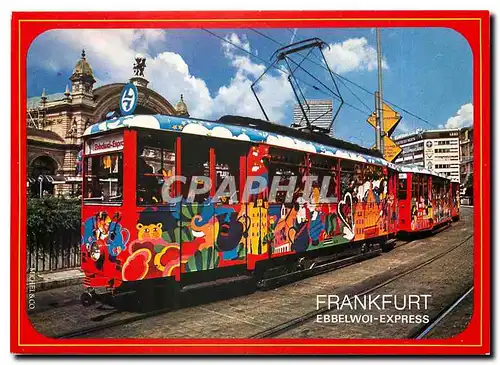 Cartes postales moderne Frankfurt Ebbelwoi-Express