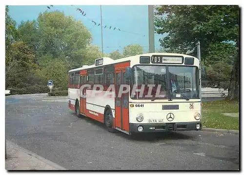Cartes postales moderne Moderne Rheinbahnbusse Bus 6641 am 3.9.1986 Duesseldorf