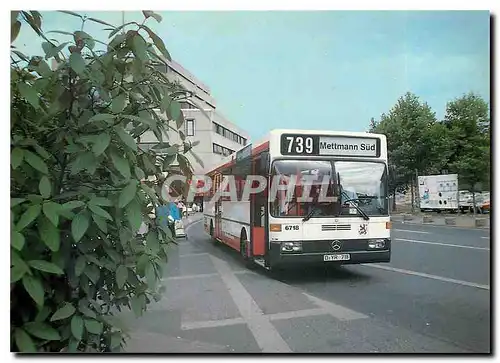 Cartes postales moderne Moderne Rheinbahnbusse Bus 6718 am 18.7.1986 Mettmann