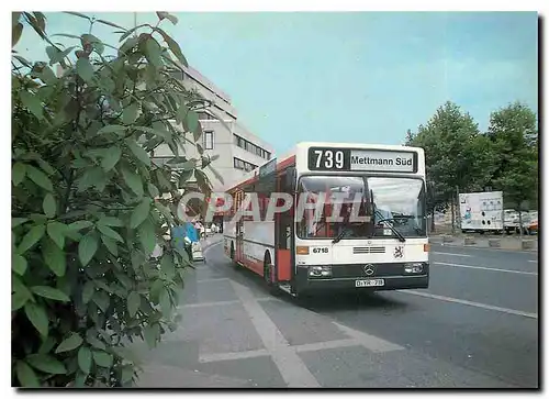 Moderne Karte Moderne Rheinbahnbusse Bus 6718 am 18.7.1986 Mettmann