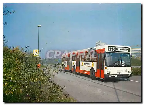 Cartes postales moderne Moderne Rheinbahnbusse Bus 8435 am 29.9.1986 Duesseldorf