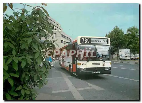 Moderne Karte Moderne Rheinbahnbusse Bus 6718 am 18.7.1986 Mettmann