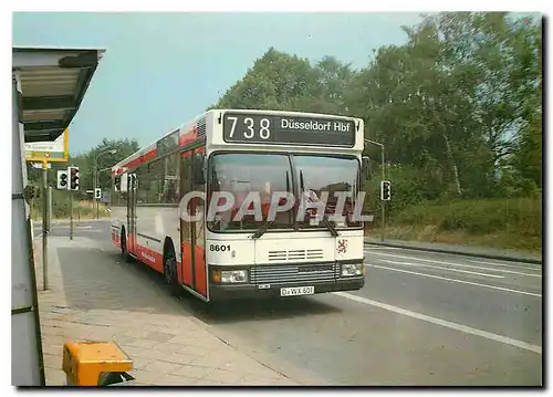 Moderne Karte Moderne Rheinbahnbusse Bus 8601 am 17.7.1986 Erkrath