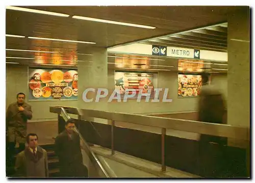 Cartes postales moderne Bruxelles Schuman Metro