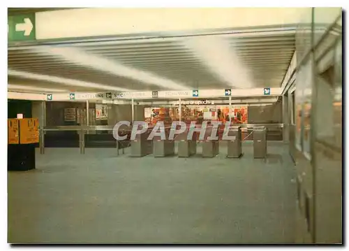 Cartes postales moderne Bruxelles De Brouckere Metro