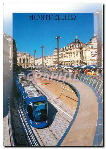 Cartes postales moderne Montpellier La Place de la Comedie