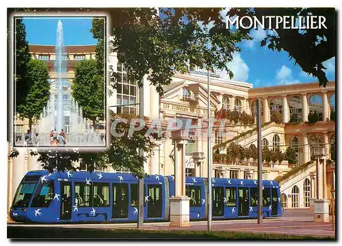 Moderne Karte Montpellier Le Tramway de l'agglomeration de Montpellier