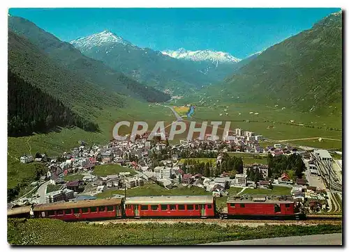 Cartes postales moderne Andermatt (1438m) Furka-Oberalp-Bahn