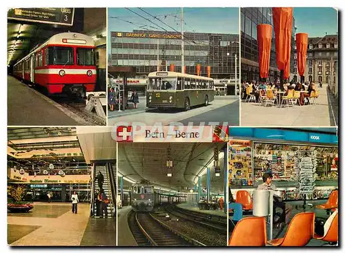 Cartes postales moderne Berne The station