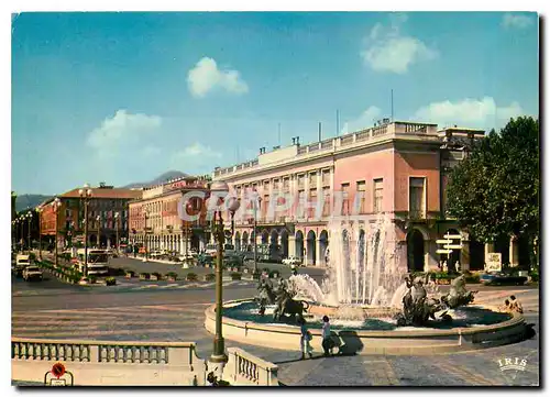 Cartes postales moderne Nice Place Massena La Fontaine et la Place