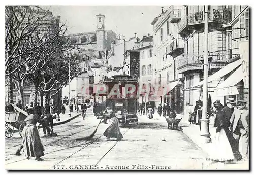 Cartes postales moderne Cannes Avenue Felix-Faure