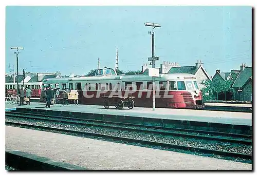 Cartes postales moderne Renault Aek X 7000 en gare de Guingamp