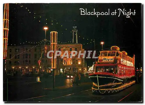 Cartes postales moderne Blackpool at night