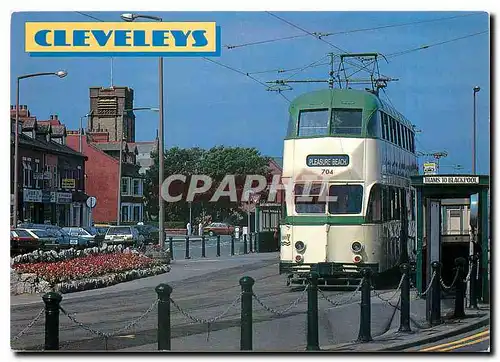 Moderne Karte Cleveleys Lancashire