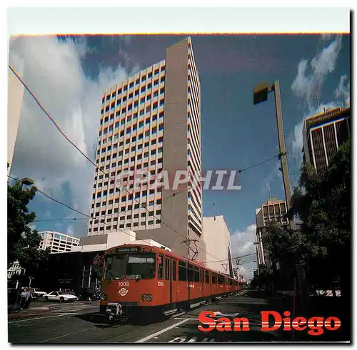 Moderne Karte San Diego Trolley