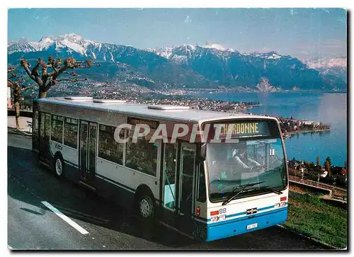 Cartes postales moderne Autobus Van Hool A300 a plancher surbaisse Mise en service 1992