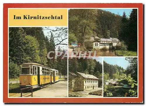 Moderne Karte Im Kirnitzschtal