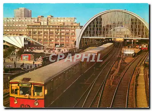 Cartes postales moderne Berlin Gare des chemins de fer urbaine Alexanderplatz