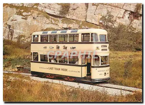 Moderne Karte Sheffield Corporation Tramcar 510