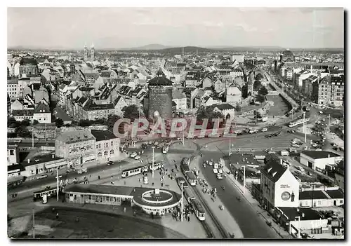 Cartes postales moderne Nuernberg Blick ueber den Plaerrer zur Stadt