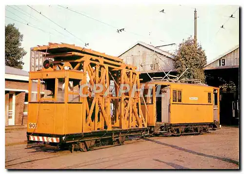 Moderne Karte Vue prise au depot de Marcq-en-Baroeul en 1976