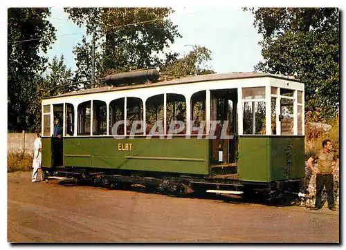 Cartes postales moderne Motrice a essieux type 600 (1927-1929) en cours de restauration par l'AMITRAM (1976)