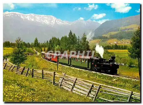 Moderne Karte Bummizug der Murtalbahn im Lungau Land Salzburg