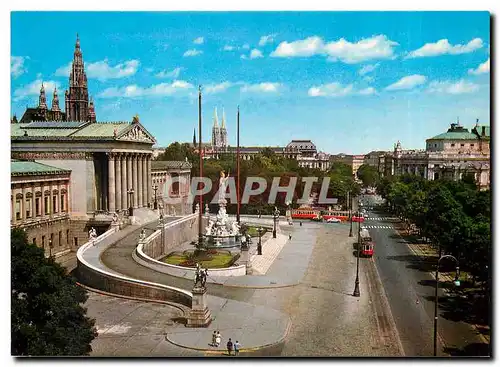Cartes postales moderne Vienna The Ringstrasse the houses of parliament