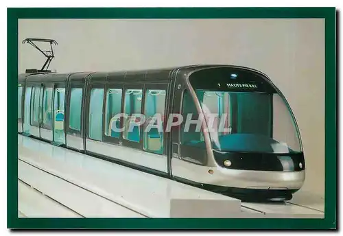 Cartes postales moderne Le tramway de Strasbourg Une vehicule parfaitement adapte a la ville