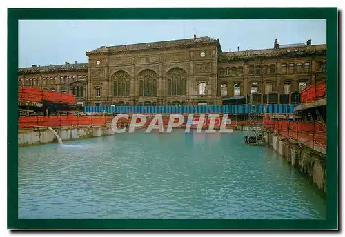 Cartes postales moderne Le tramway de Strasbourg Place de la Gare novembre 92