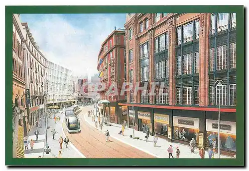 Cartes postales moderne Le tramway de Strasbourg Rue des Francs Bourgeois