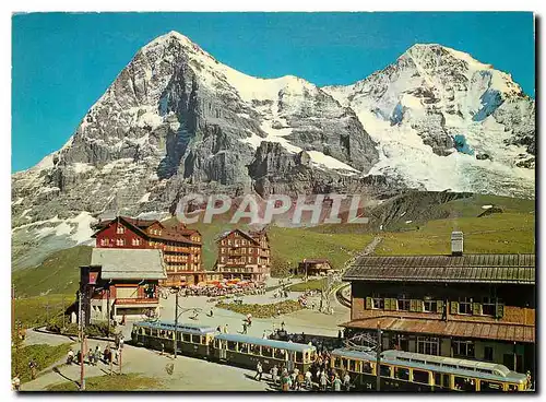 Cartes postales moderne Kleine Scheidegg (2061m) Eiger Moench