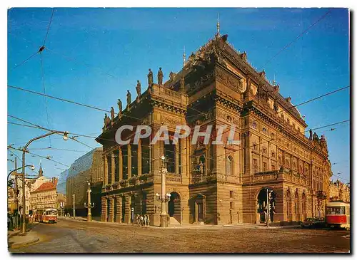 Cartes postales moderne Praha National Theatre Tramway