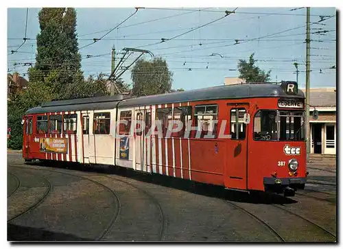 Cartes postales moderne Motrice articulee 387 (Duewag 1958)