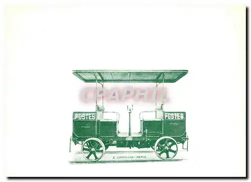 Cartes postales moderne Draisine postale legere deraillable deux vitesses