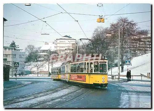 Moderne Karte In der Gerokstrasse ist DoT 4 912 mit Beiwagen 1537