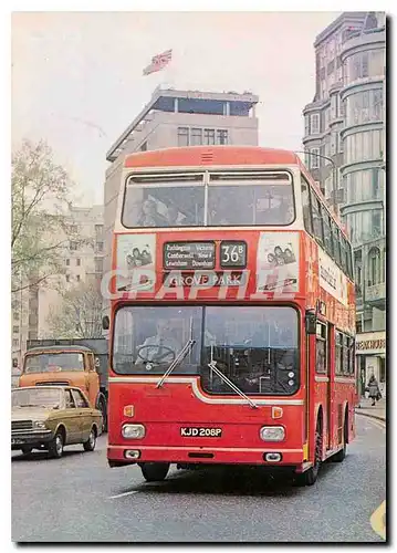 Cartes postales moderne MD type bus on route 36B at Hyde Park Corner