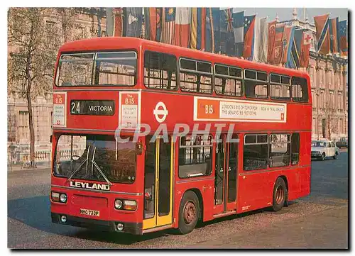 Cartes postales moderne Leyland titan (B15) Bus in Whitehall