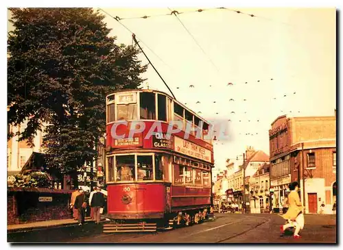 Cartes postales moderne Church in last week of London's trams July 1952